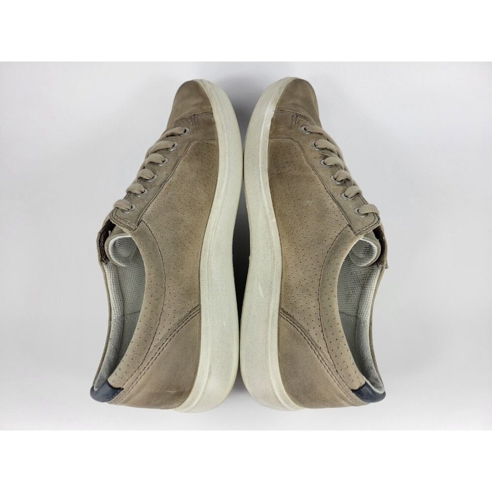Ecco Danish Design Leather Shoes Size Mens 8 EUR 42 Beige Gray White 47003402459 - Picture 8 of 9
